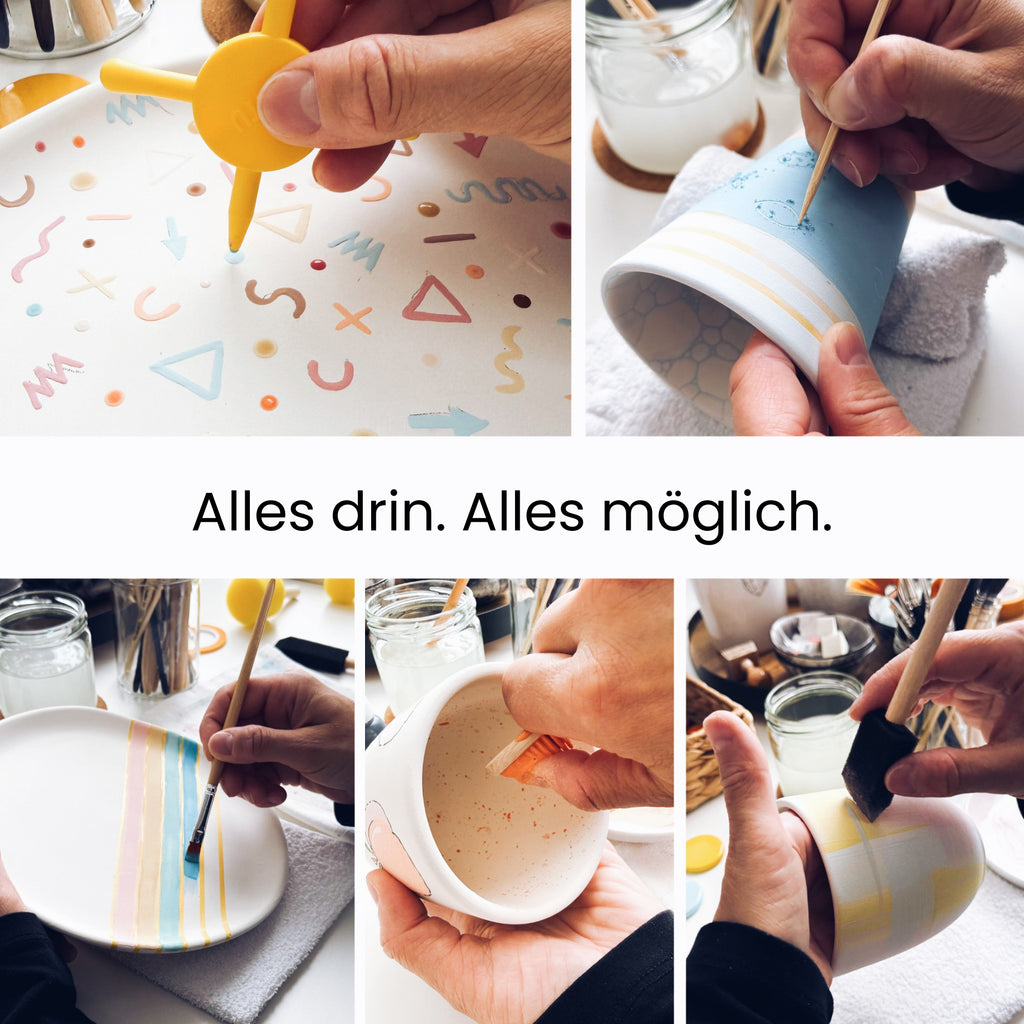Zeitgeist Keramikmalbox – Becher Einklang