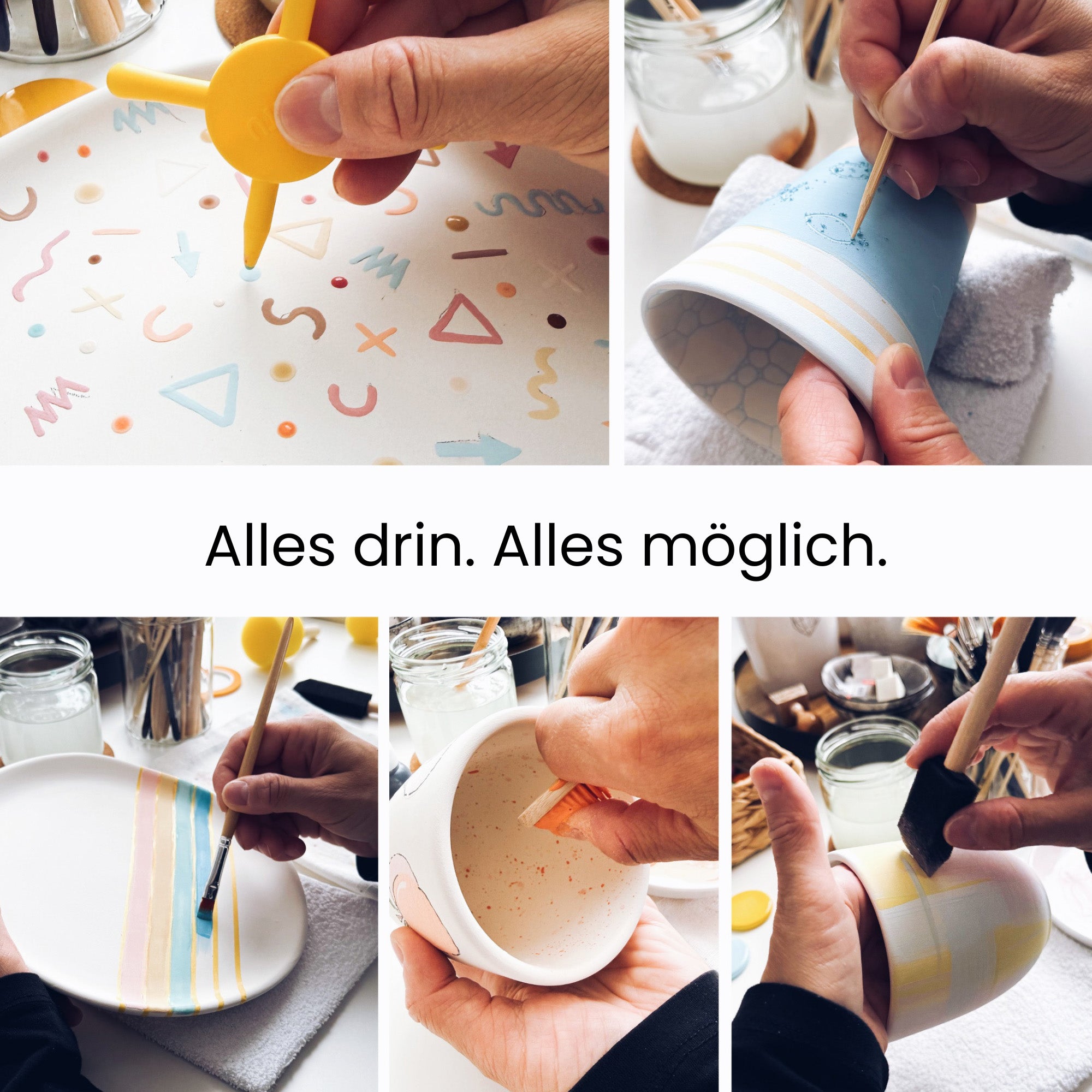 Zeitgeist Keramikmalbox – Becher Einklang