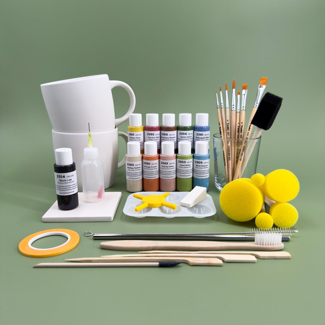 Gartenlust Keramikmalbox – Tasse Alltagsliebe