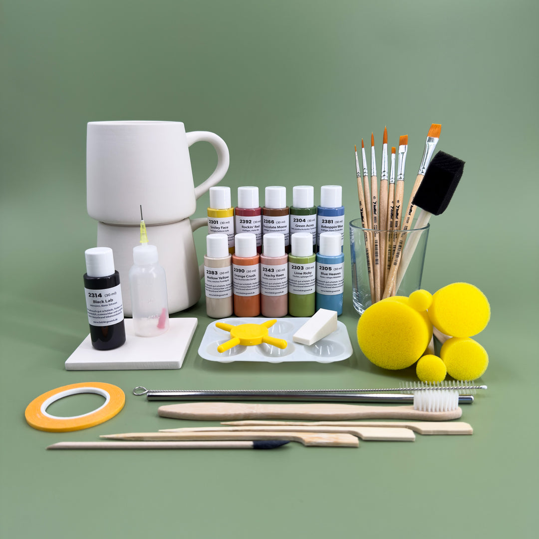 Gartenlust Keramikmalbox – Tasse Tagesheld