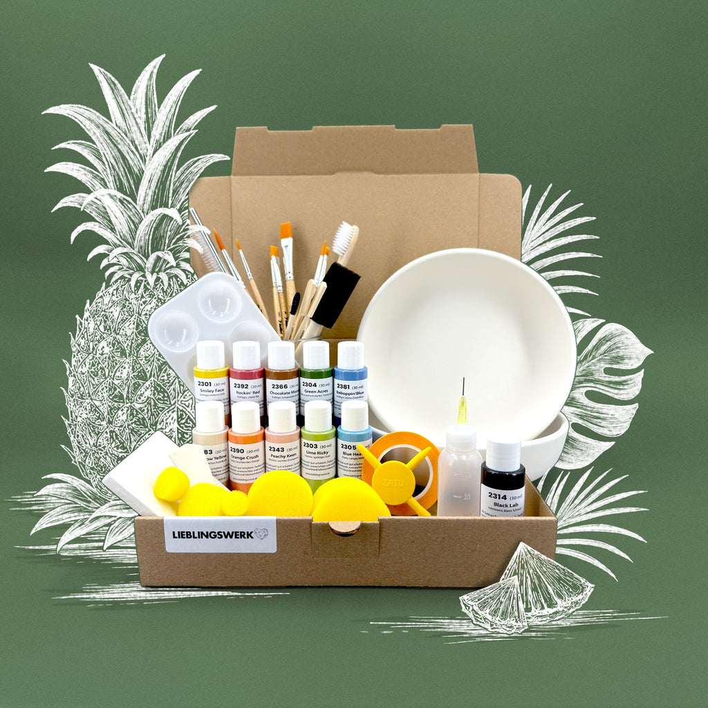 Gartenlust Keramikmalbox – Schale Feinkost