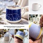 Winterzauber Keramikmalbox – Tasse Tagesheld