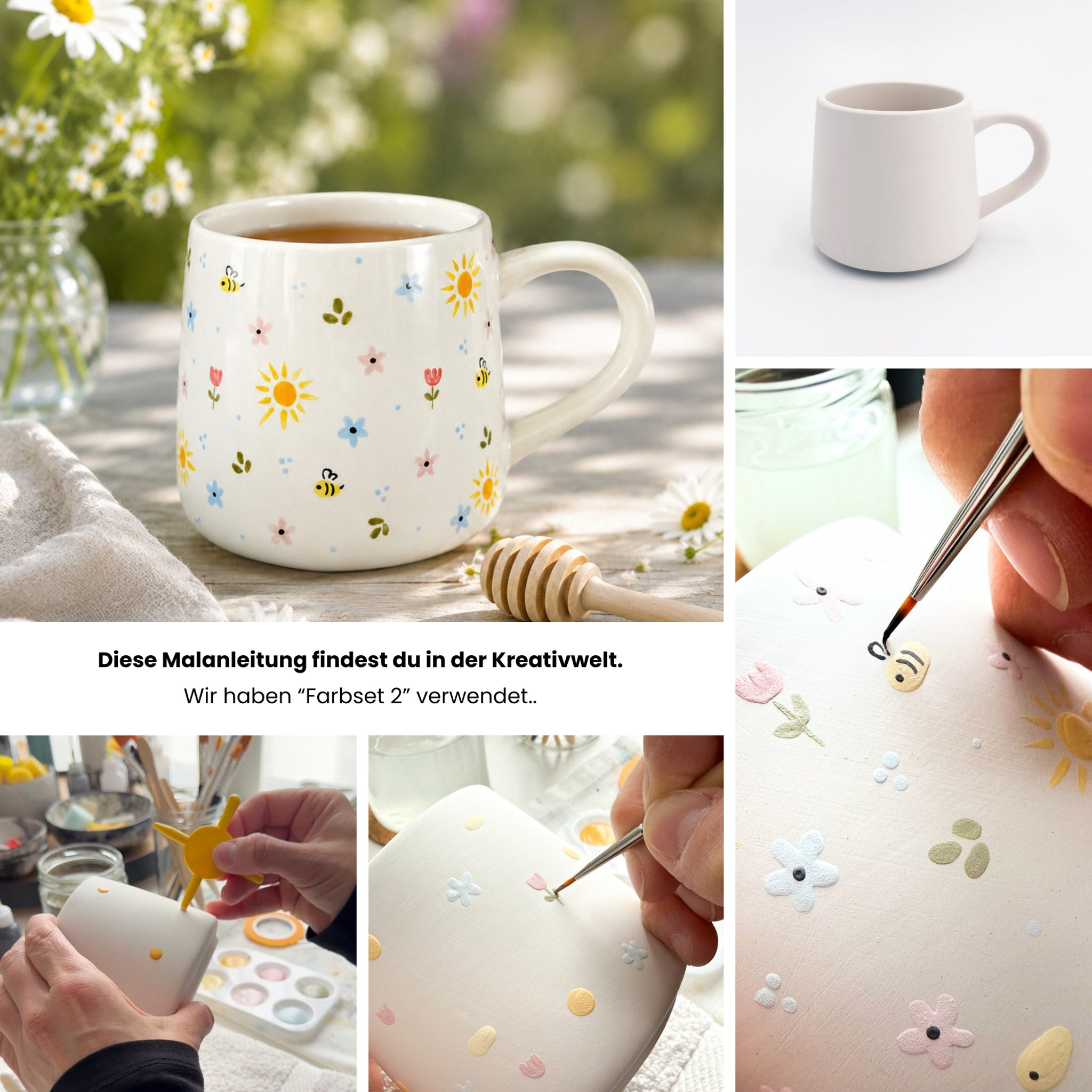 Gartenlust Keramikmalbox – Tasse Tagesheld