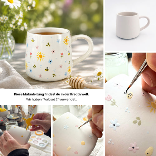 Gartenlust Keramikmalbox – Tasse Tagesheld