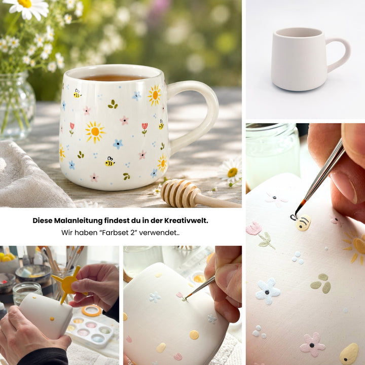 Gartenlust Keramikmalbox – Tasse Tagesheld