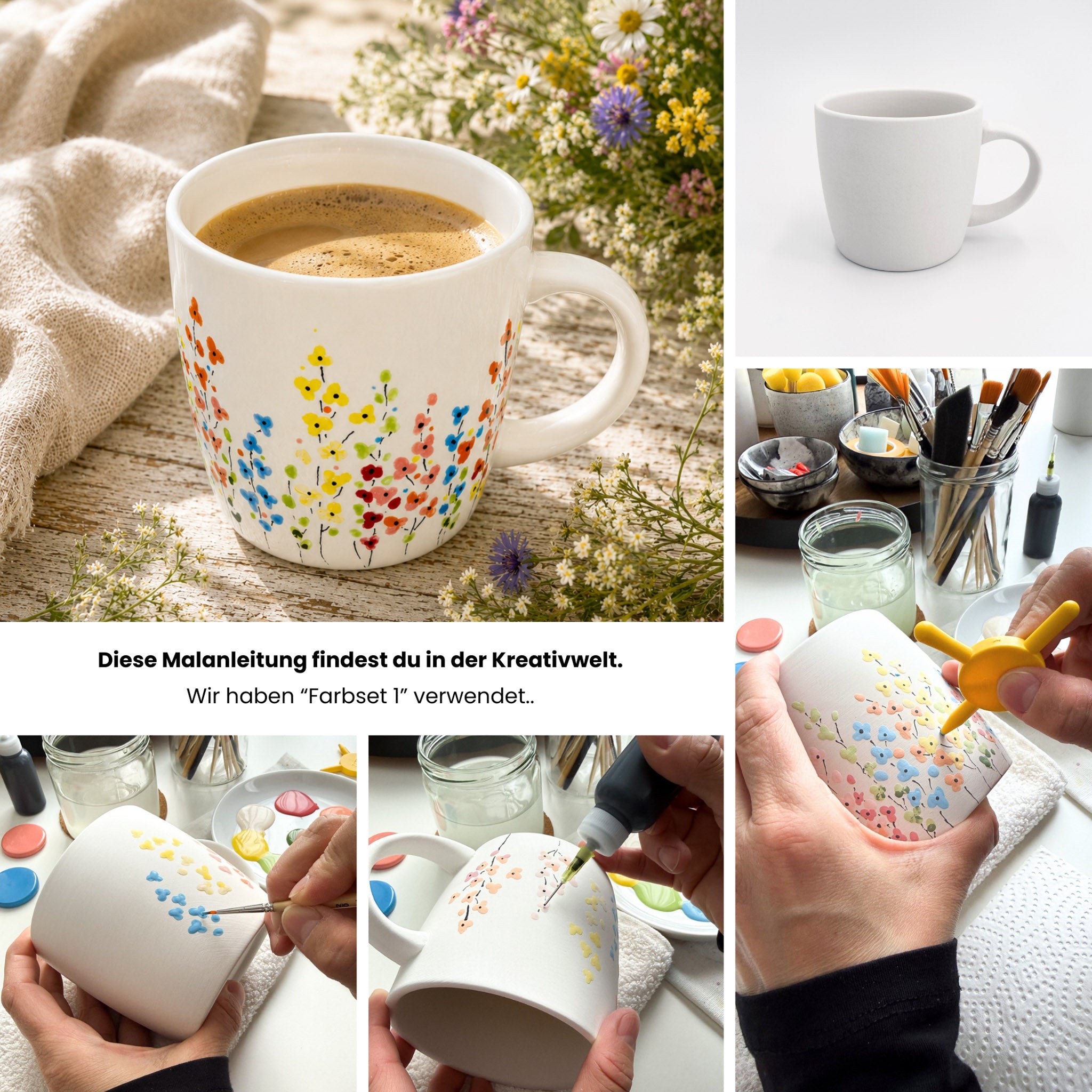 Gartenlust Keramikmalbox – Tasse Alltagsliebe