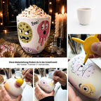 Herbstgold Keramikmalbox – Becher Lichtblick