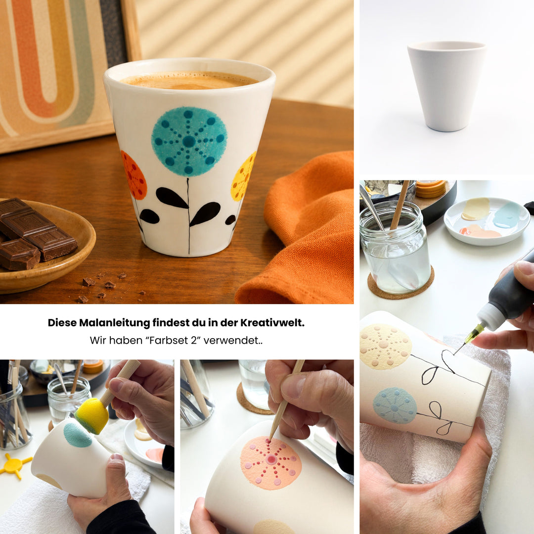 Zeitgeist Keramikmalbox – Becher Einklang