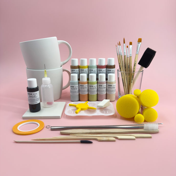 Sommerlaune Keramikmalbox – Tasse Alltagsliebe