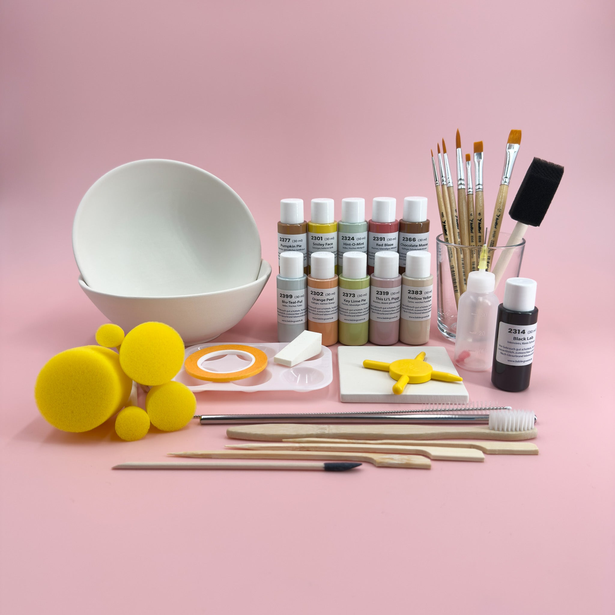 Sommerlaune Keramikmalbox – Schale Morgenfreude